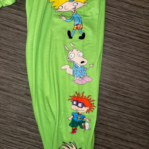 Women’s Neon Orange 🧡Slime Joggers w/ Graphic Design Size XXL ~ NEW, NEVER WORN - Picture 10 of 14